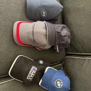 Mens Porsche and BMW hats (1- north face MTN-DVSN)